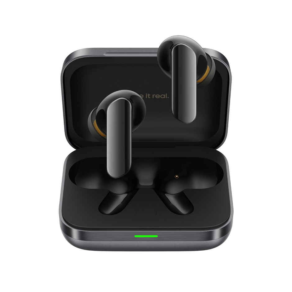 Realme Earbuds Air 7 | 12.4mm Bass, 52H Playtime, 52dB ANC, 6 Mic ENC, Low Latency | Slate Grey