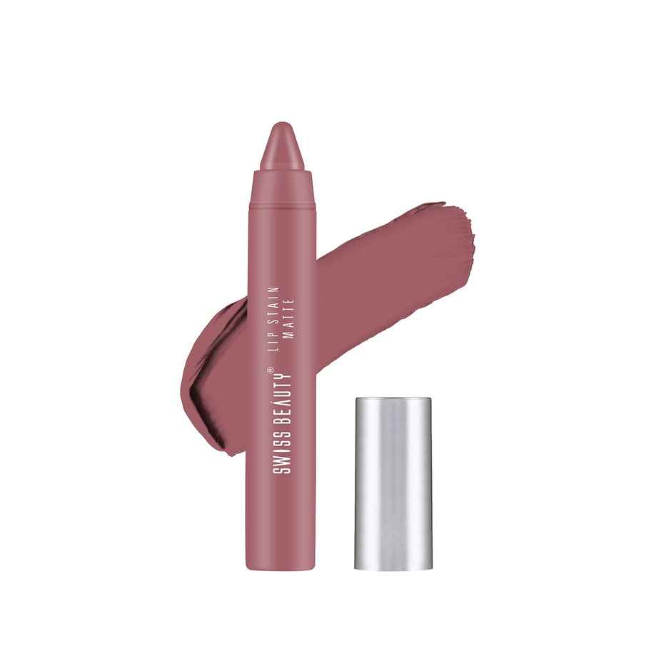 Swiss Beauty Lip Stain Matte Lipstick - 222 Hot Nude