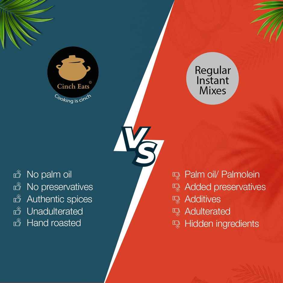 Cinch Eats Sambar Mix | Just add vegetables