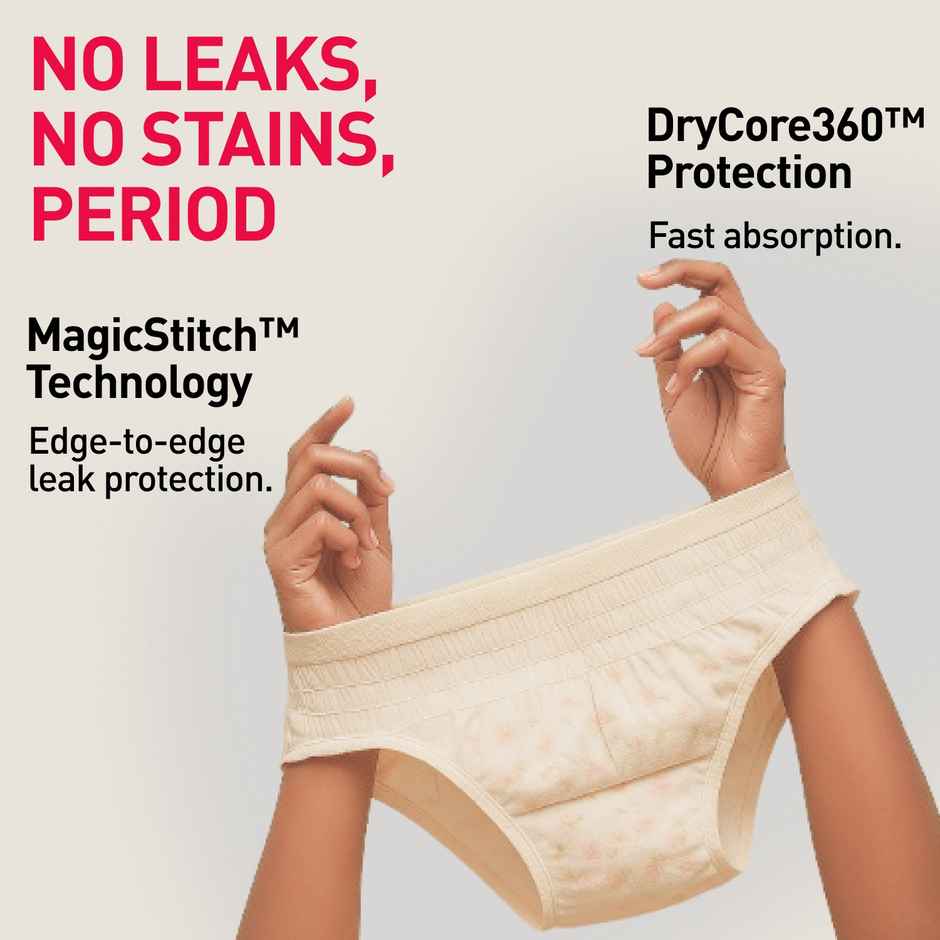 Sirona Comfy Full Coverage Disposable Period Panties for Teens | Ultra-Absorbent | Leak-proof