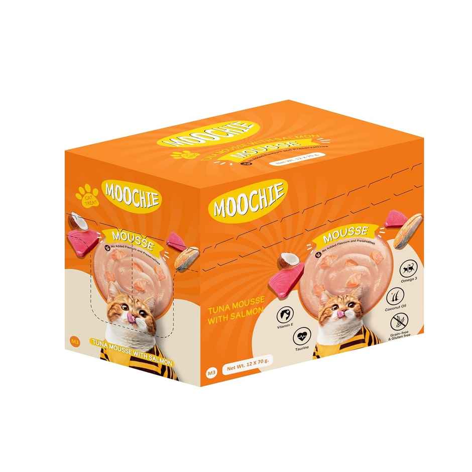 Moochie Cat Wet FOOD - Mousse With Salmon