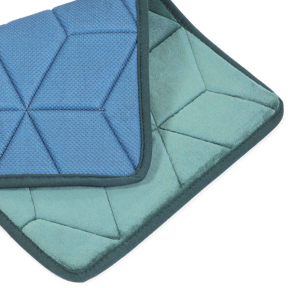 Status Memory Anti- Skid Foam Bath Mat | 38 x 58 cm - Green