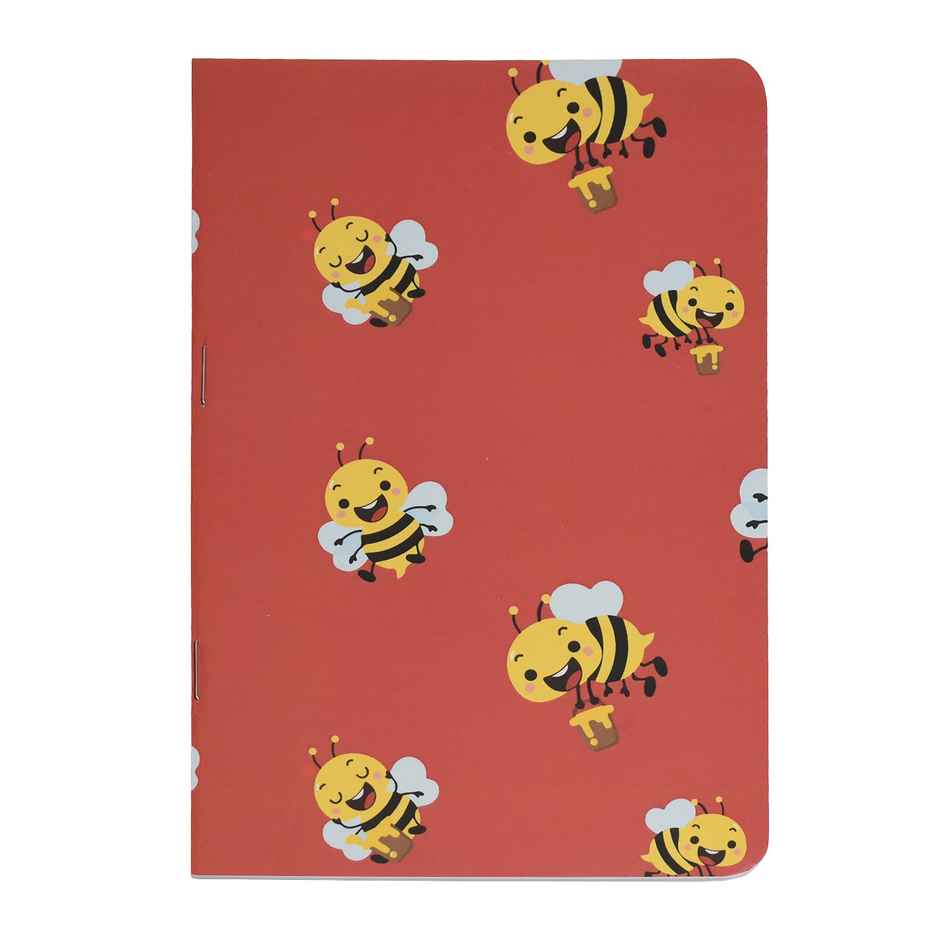 Papboo A5 Unruled Notebooks Set | 80 GSM Paper | Cute Creatures