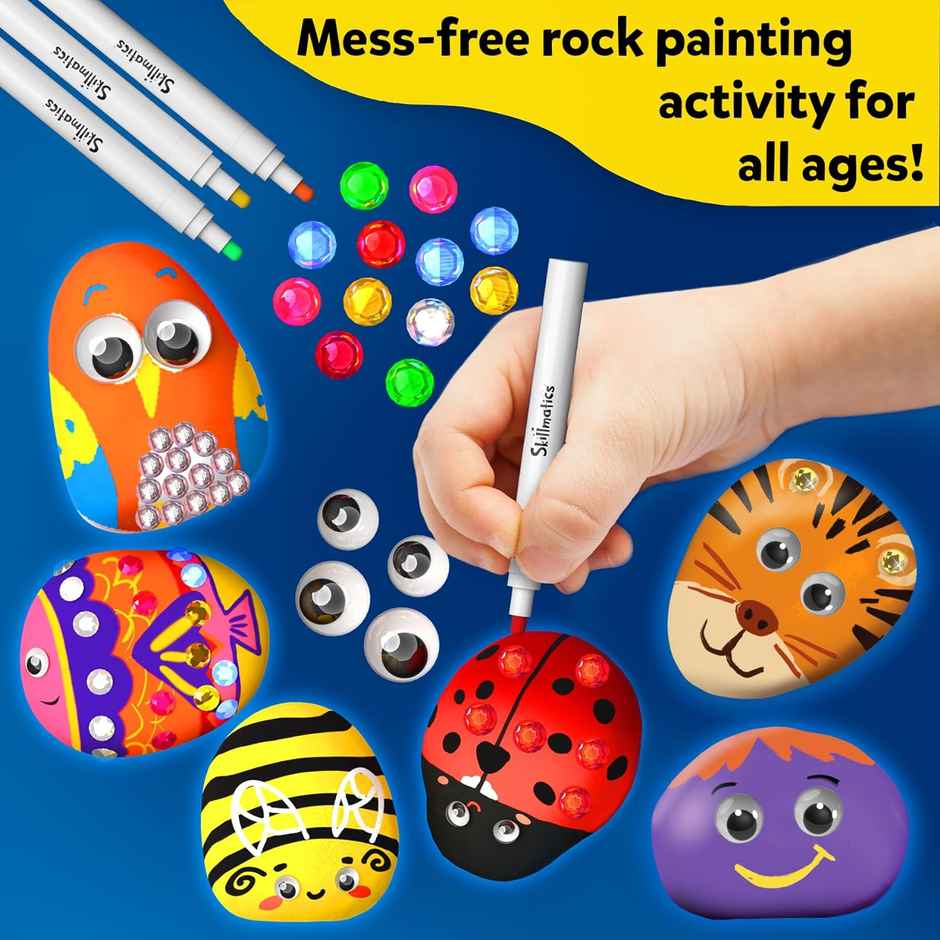 Skillmatics Mess Free Rock Painting