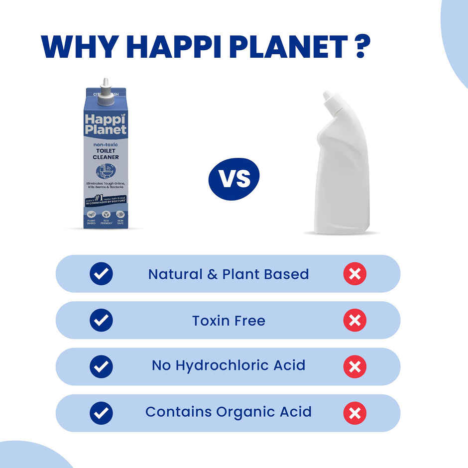 Happi Planet Organic Toilet Cleaner
