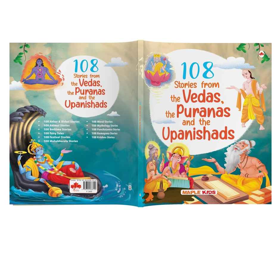 108 Stories from Vedas, Puranas and Upanishads for Children (Illustrated) - Story Book