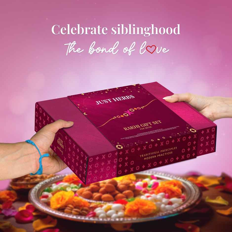 Justherbs Rakhi Gift Set