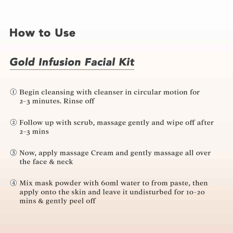O3+ Gold Infusion Facial Kit