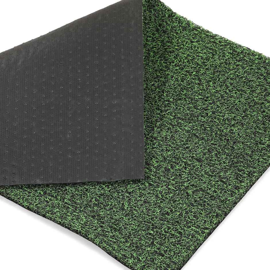 Status Milange Pvc Anti- Skid Noodle Door Mat | 40 x 60 Cm | Green