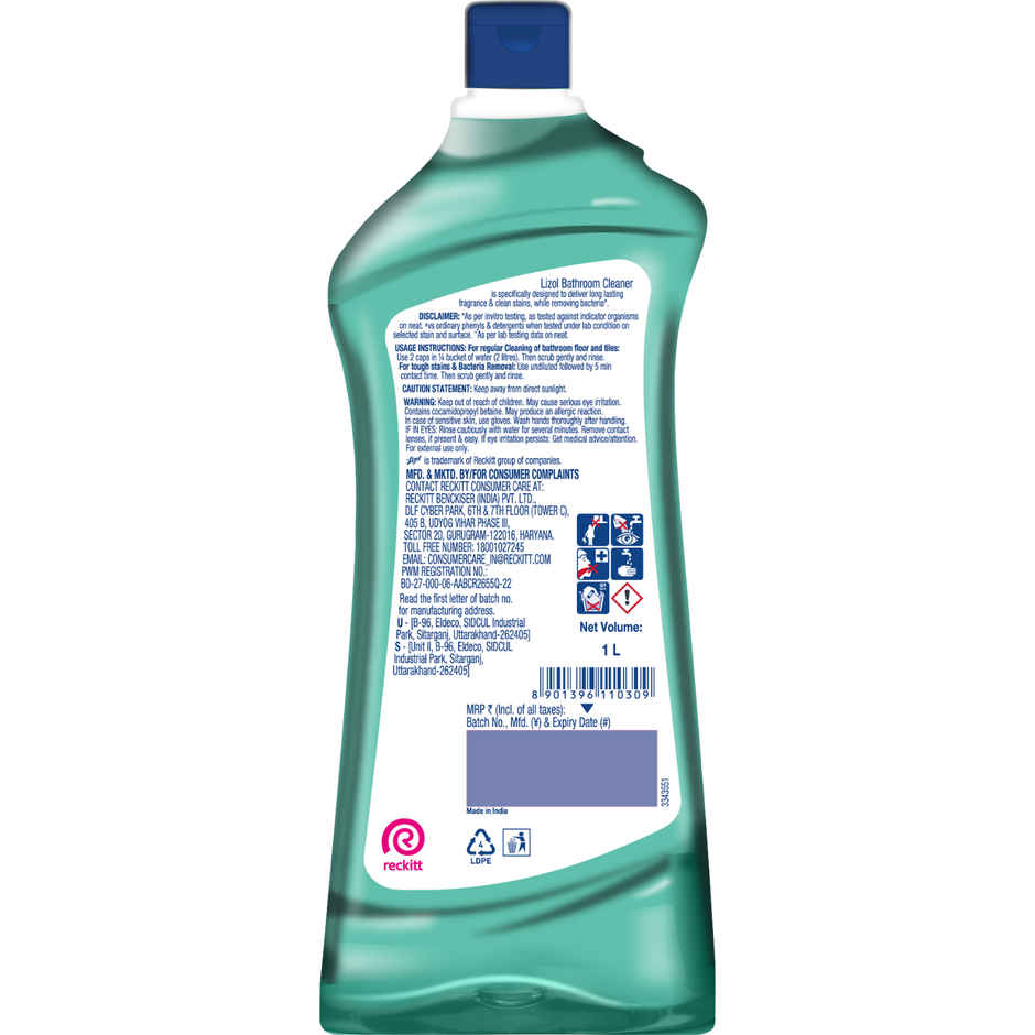 Lizol Bathroom Cleaner Liquid | Pine