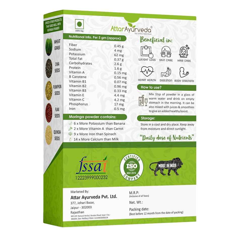 Attar Ayurveda Moringa Powder
