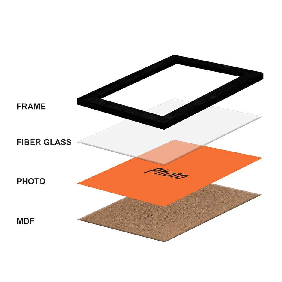 Indianara 3 in 1 Hanging Photo Frame with Plexiglass - Three slots for 3 Photos of 5 x 7 each GBNN