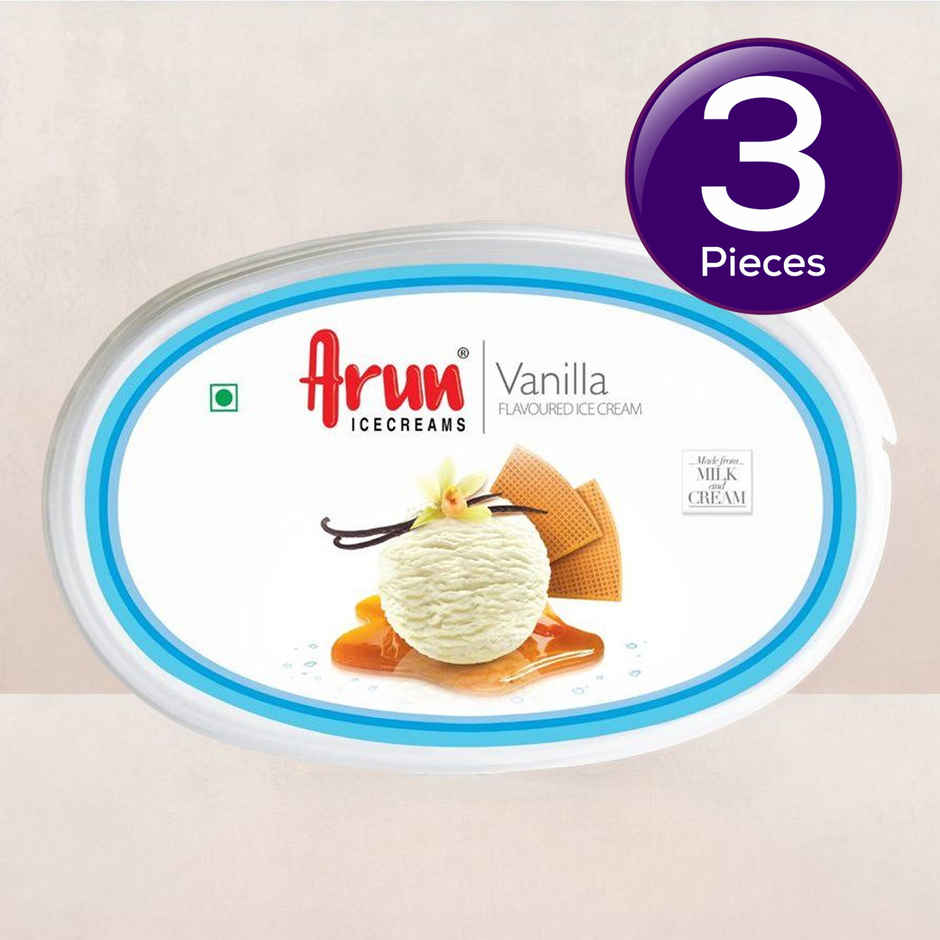 Arun Vanilla Ice Cream Tub Combo