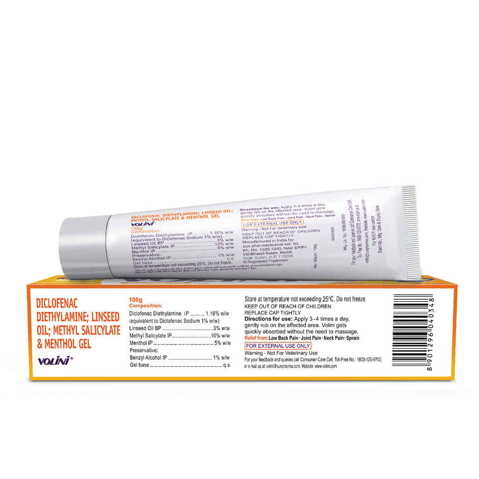 Volini Pain Relief Gel