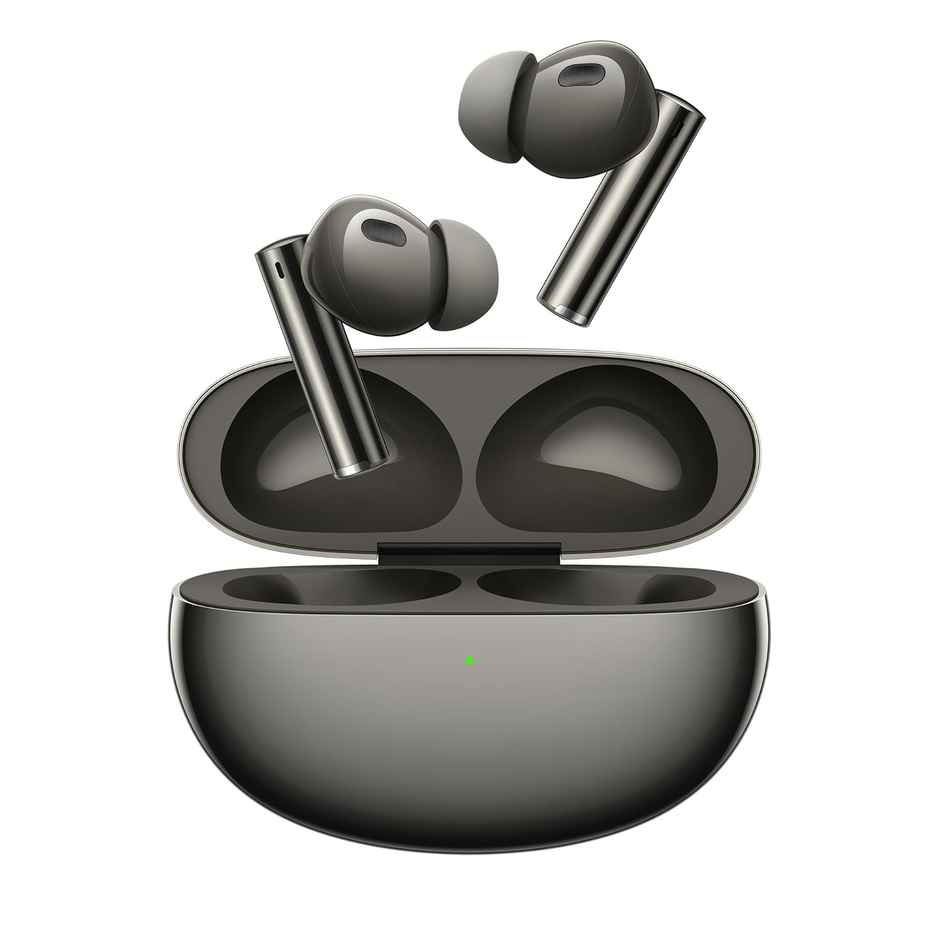 realme in Ear Wireless Buds Air 6 Pro with Dual Drivers(11Mm+6Mmtweeter),40 Hrs Play Time,50 Db ANC,Lhdc 5.0,55Ms Low Latency,Spatial Audio,Ip55 Dust&Water Resistant,Bt V5.3,Titanium Twilight