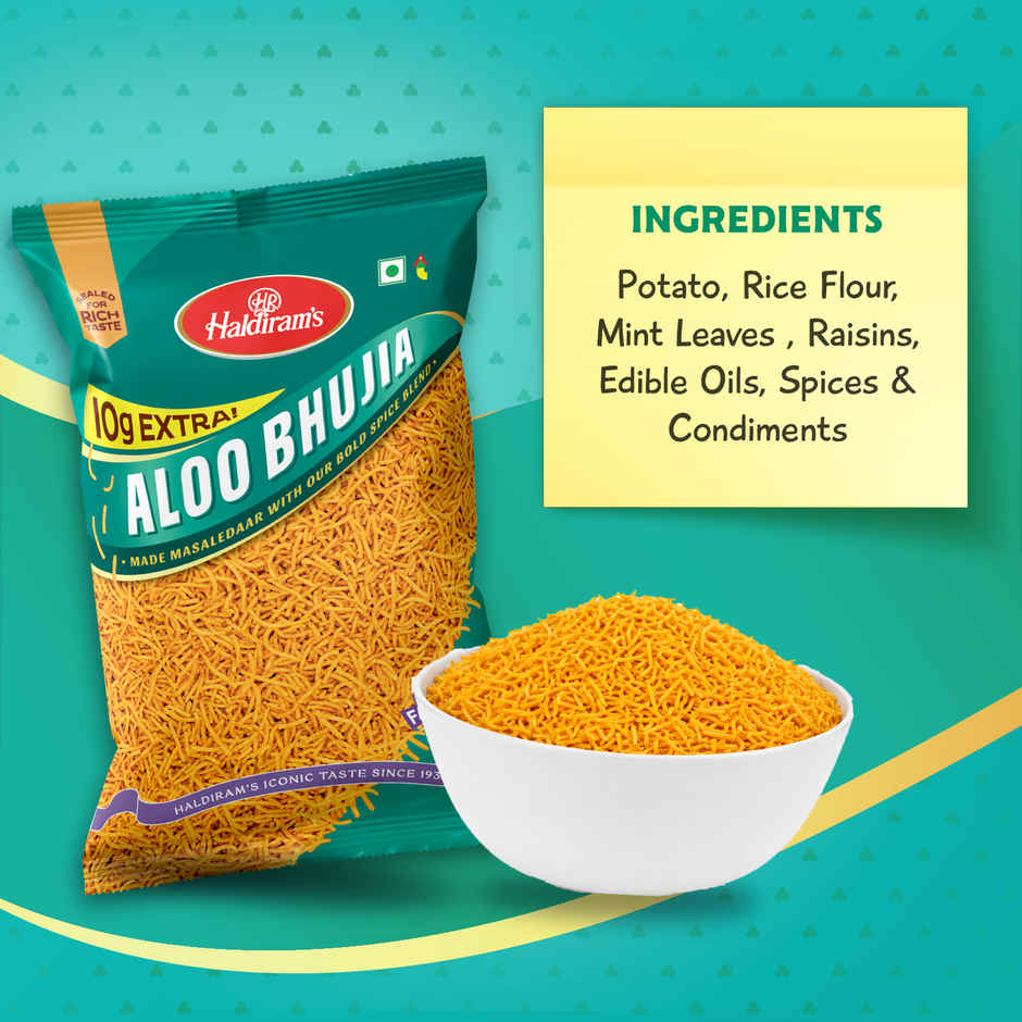 Haldiram's Aloo Bhujia | Crunchy Savory Snack