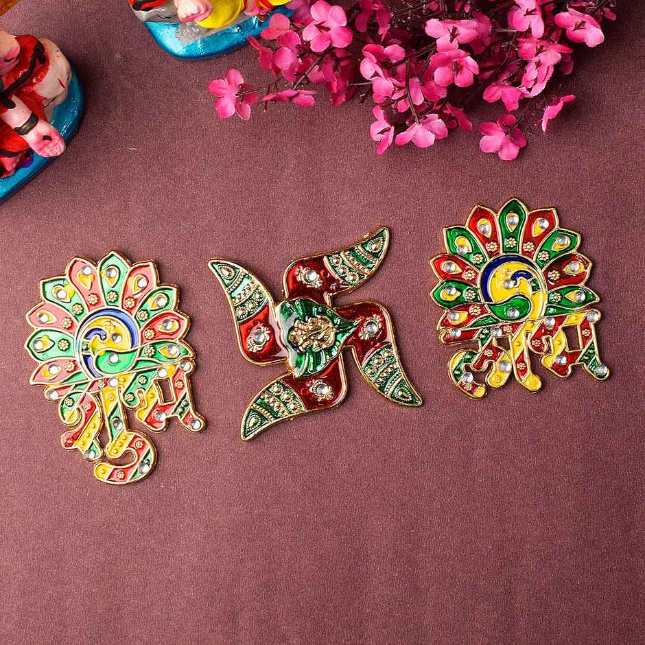 Velvet Toran Bandhanwar | Door Stickers | Multicolour | Satvik
