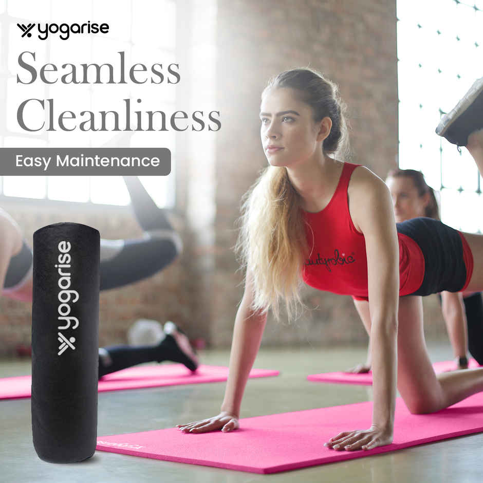 Yogarise 13mm NBR Yogamat with Bag, Pink