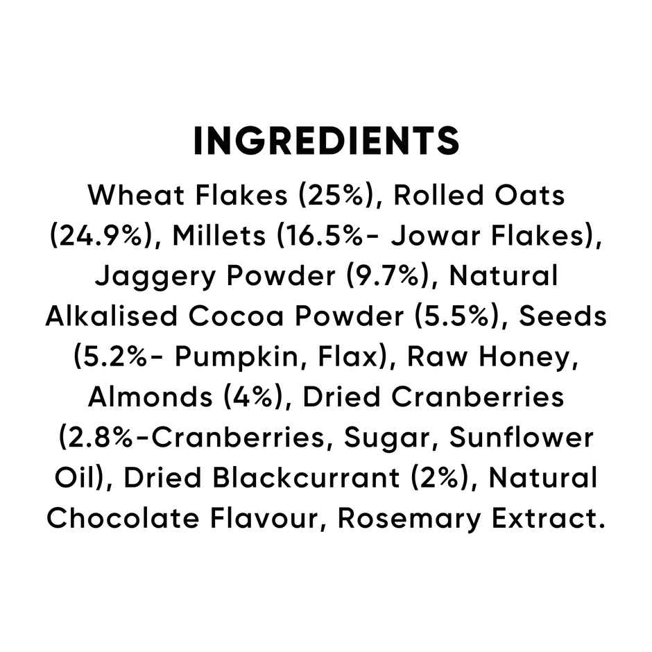 Rs By True Elements Muesli Dark Chocolate, 75% Nuts,Seeds And Whole Grain