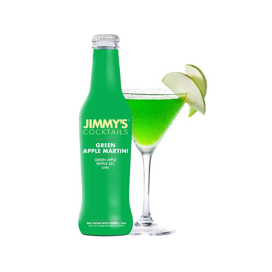 Jimmy's Cocktails Green Apple Martini Cocktail Mixer Combo  