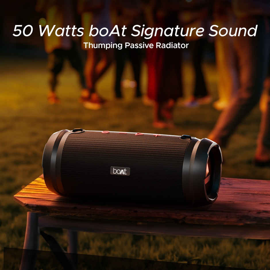 boAt Stone 1508 40W Portable Wireless Speaker | Roaring Sound | Dual EQs | Type-C Charging | Blue