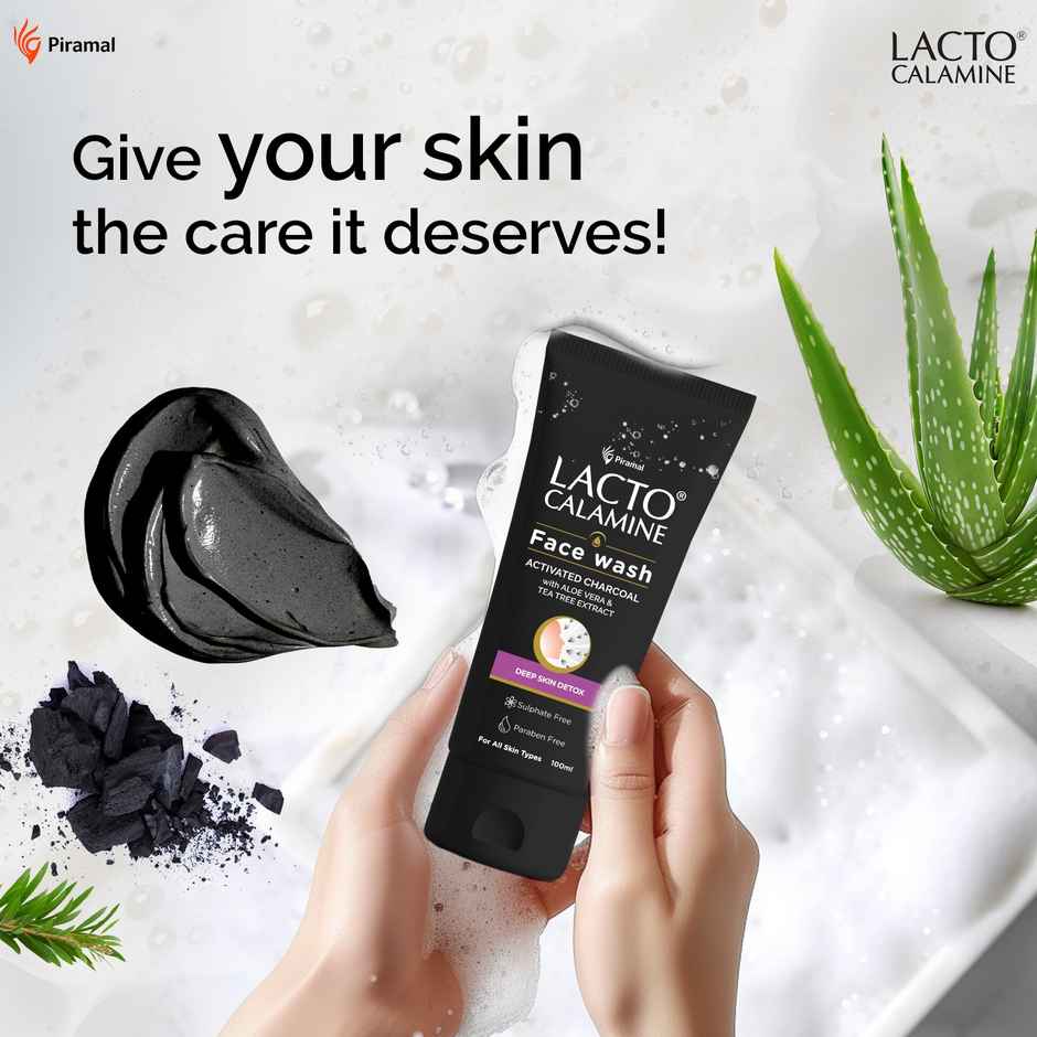 Lacto Calamine Charcoal Facewash