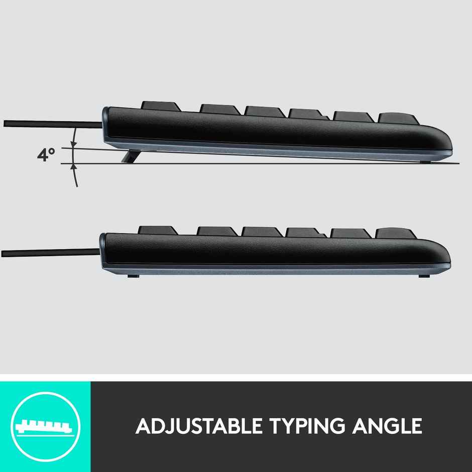 Logitech Mk120 Wired Usb Keyboard And Mouse Set