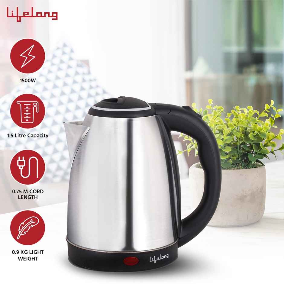 Lifelong Llek60 1.5 L Electric Kettle - Water Level Indicator