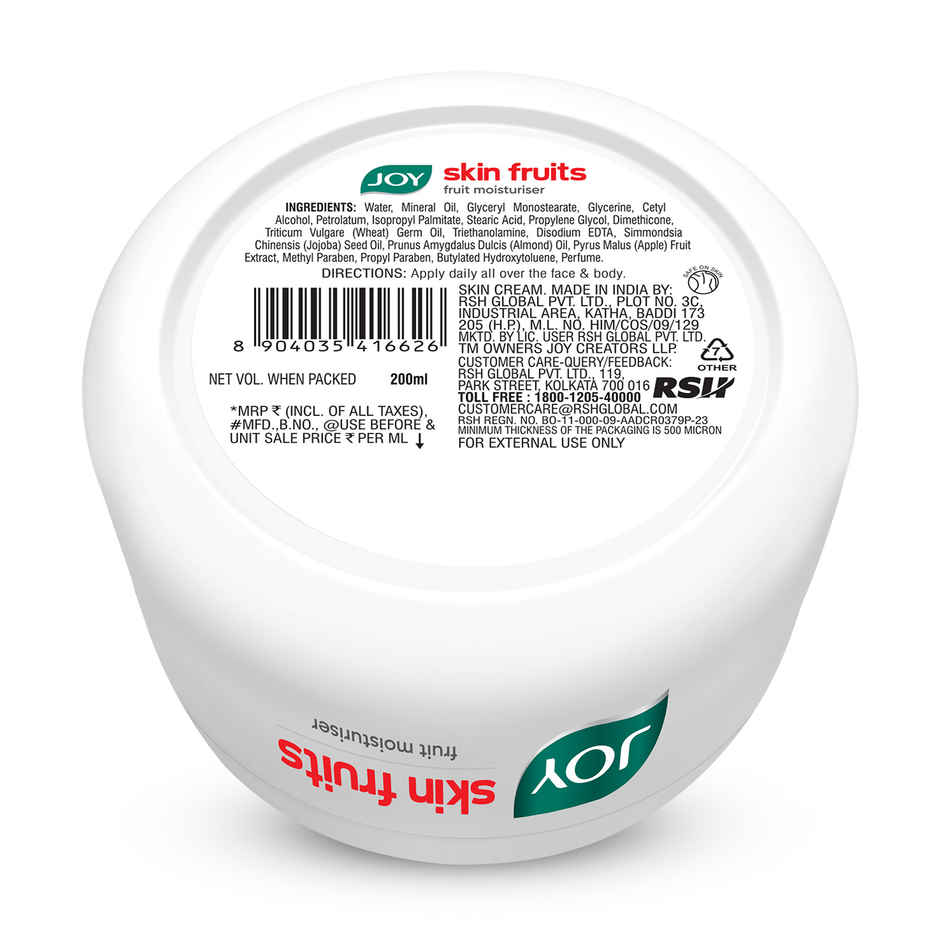 Joy Skin Fruits Moisturizing Cream