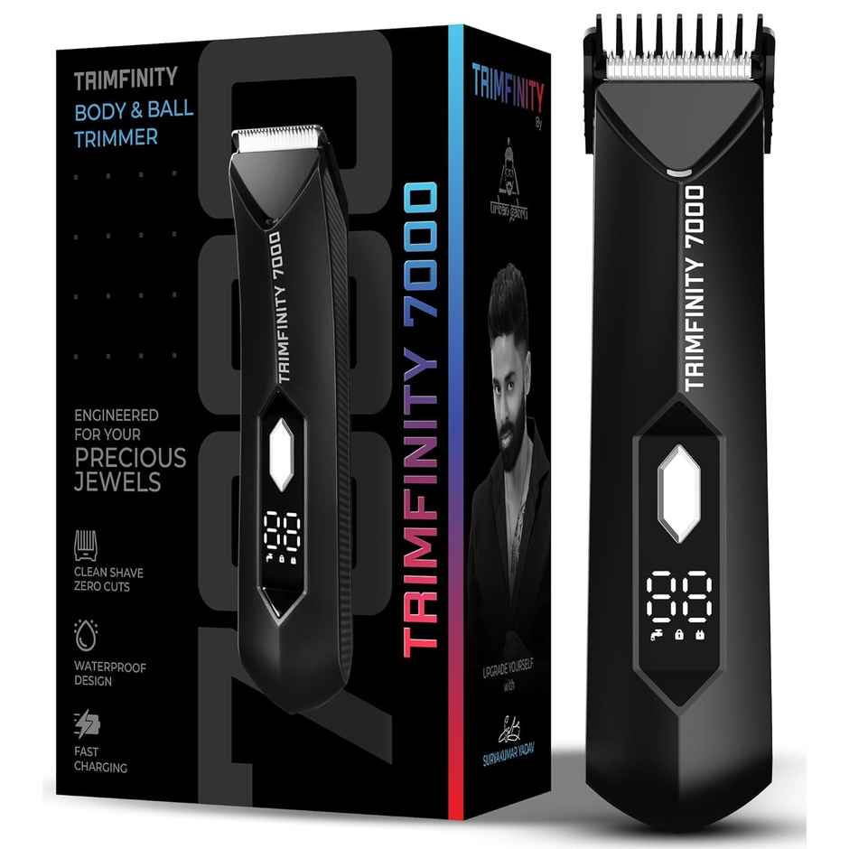 Urbangabru Trimfinity 7000 Body Trimmer | Waterproof, Ceramic Blades, Rechargeable