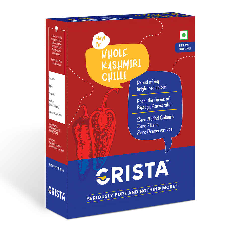 CRISTA Whole Kashmiri Chilli
