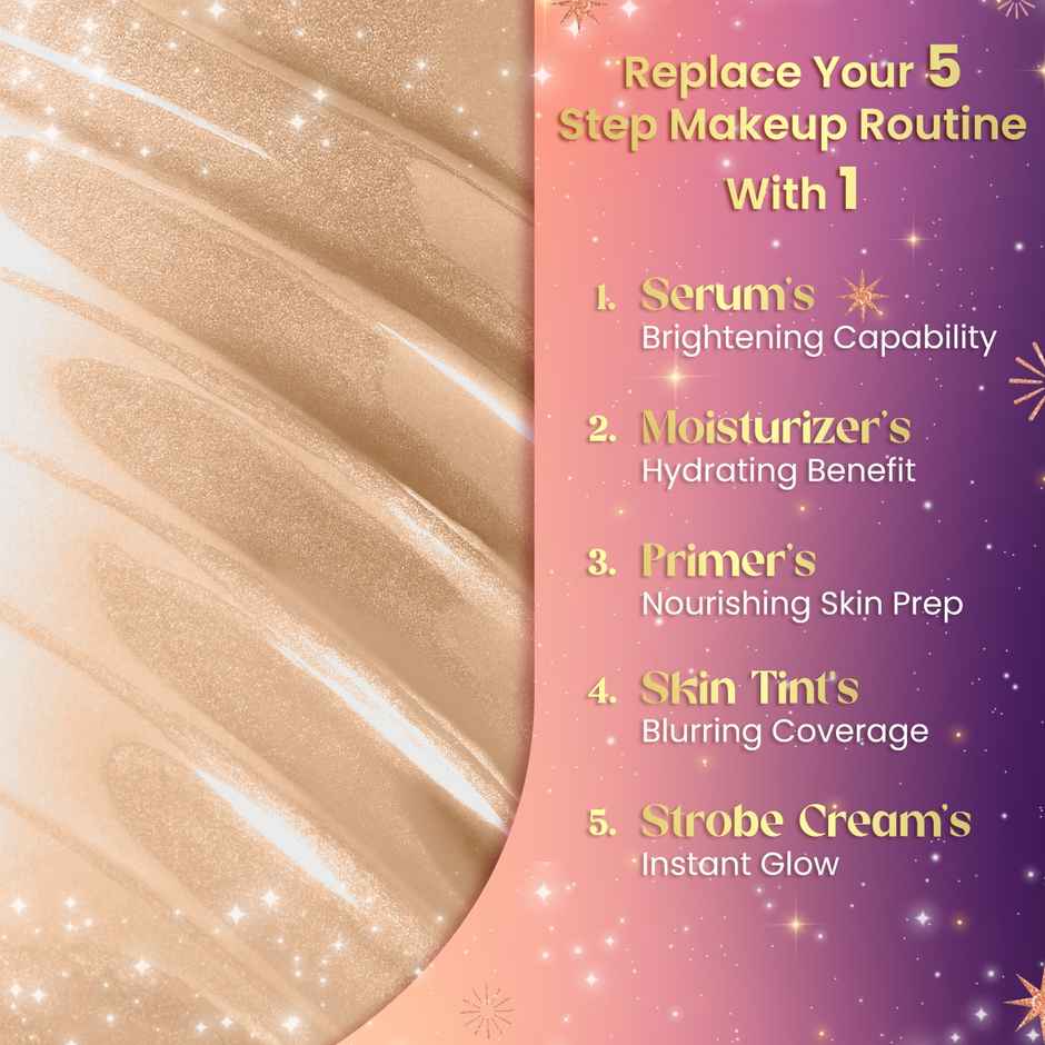 FACES CANADA Strobe CC Tint Mini - Sunset Glaze 02 | BB/CC Cream & Highlighter