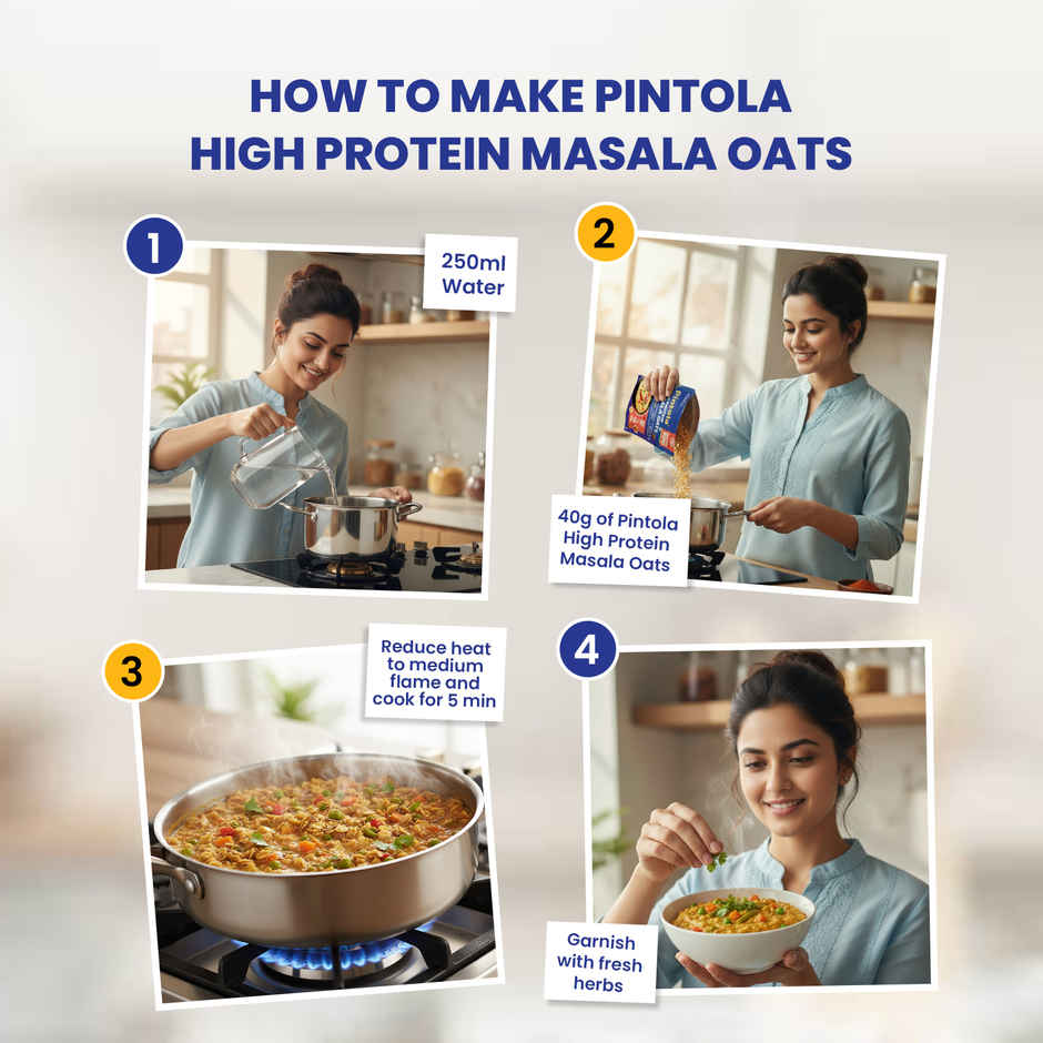 Pintola High Protein Masala Oats