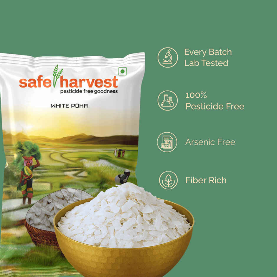 Safe Harvest Pesticide- Free White Poha
