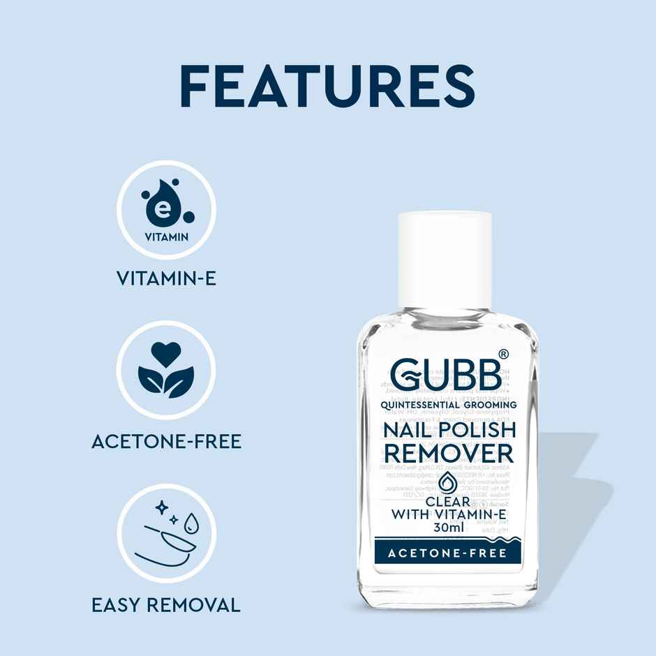 GUBB Nail Polish Remover | Clear