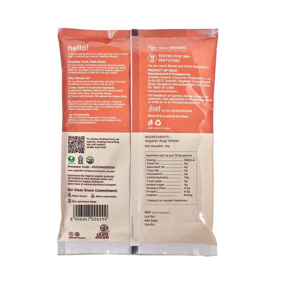 Phalada Pure & Sure Organic Ragi Flour