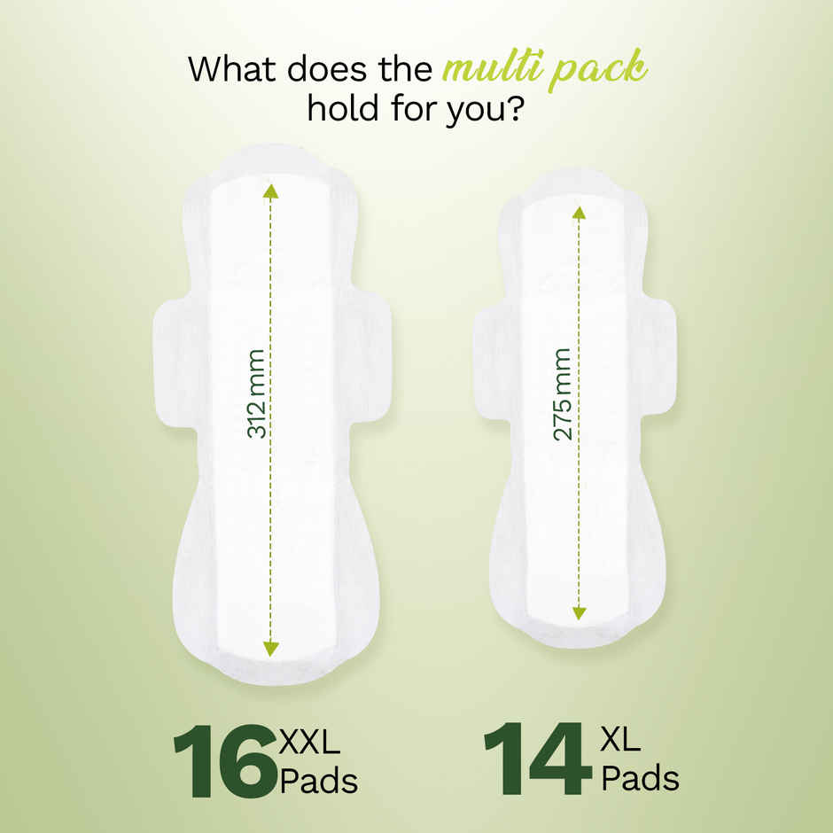 Pee Safe Ultra Thin Rash Free Sanitary Pads (XL/XXL)