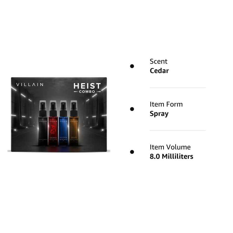 Villain Heist Combo Premium Perfume Gift Set For Men | Eau De Parfum