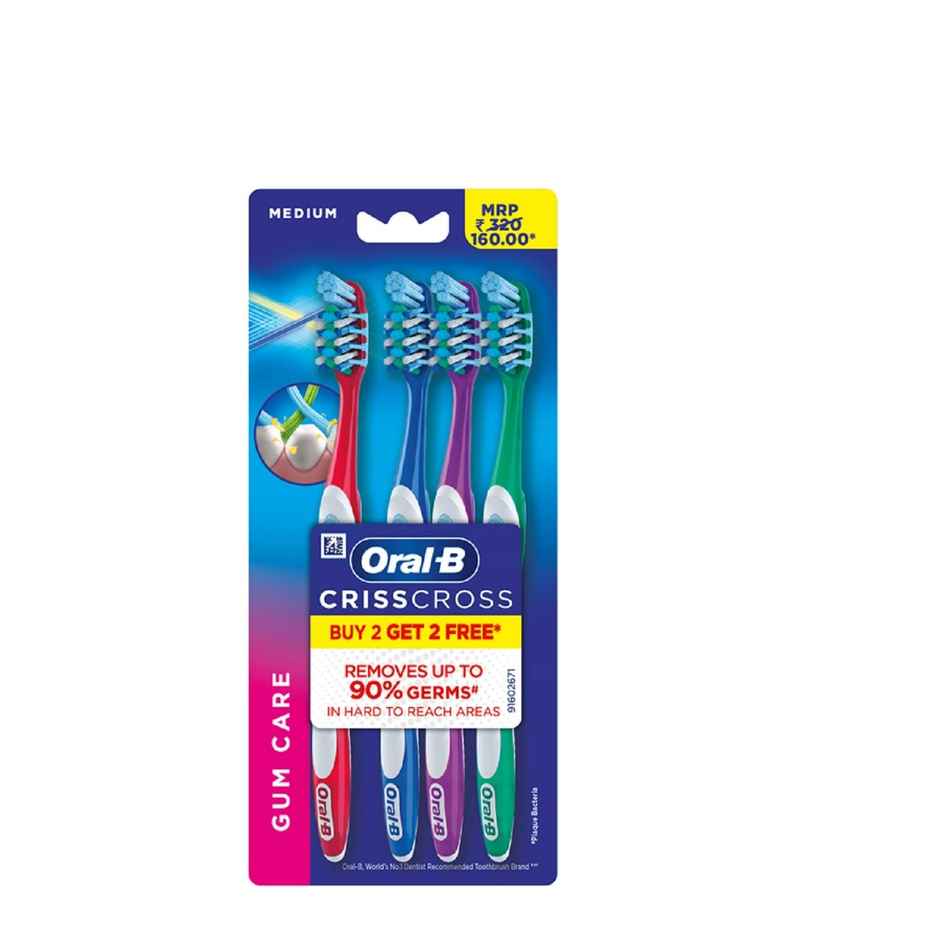 Oral B Criss Cross Gum Care Toothbrush Soft