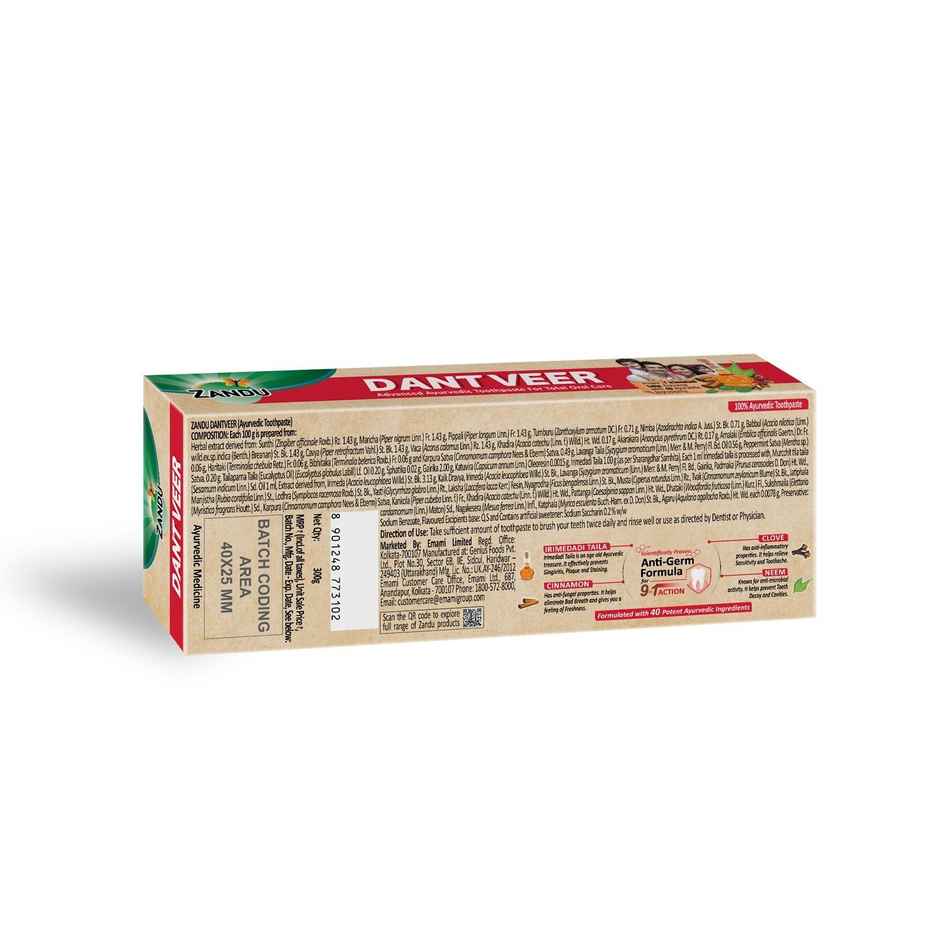Zandu Dantveer Advanced Ayurvedic Toothpaste