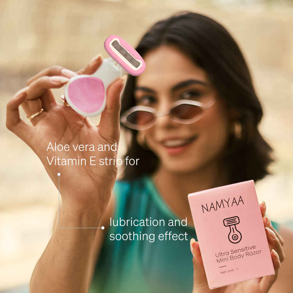 Namyaa Ultra Sensitive Mini Body Razor With 5 Blades