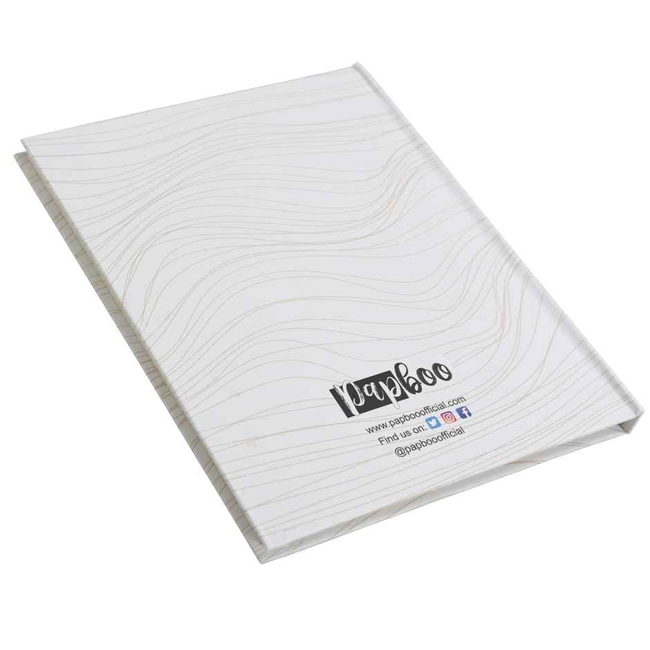 Papboo Hardboundnotebook Diary, (22 X 17.5 Cm, 80 Gsm, 140 Single Ruled Pages - Flower Women