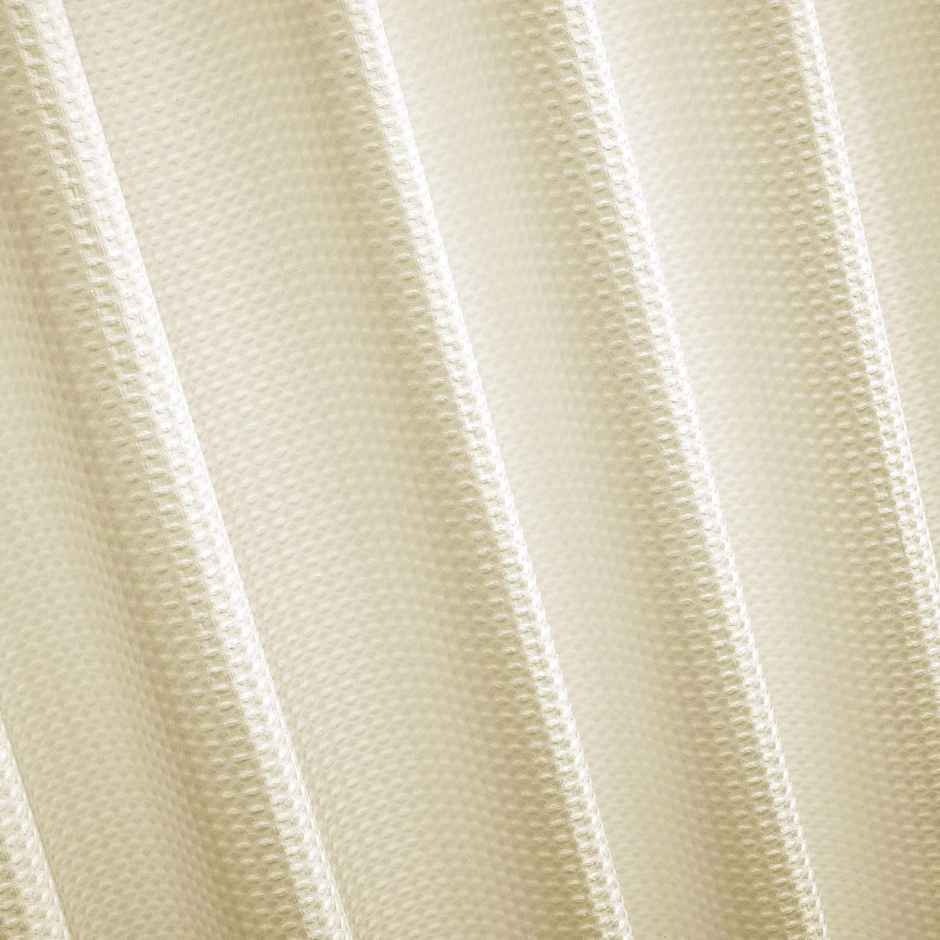 Lushomes Shower Curtain - Cream | Waffle Weave | 12 Rust Eyelets | 12 Plastic Rings | 72 x 78 inch