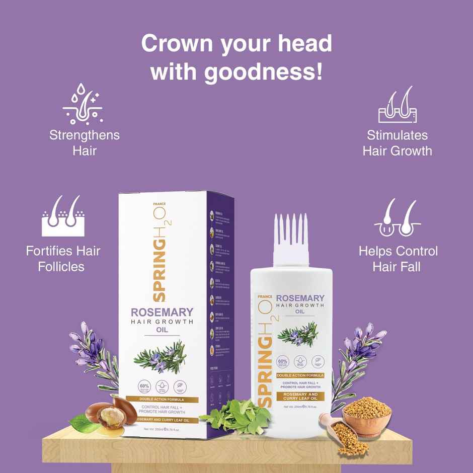 Spring H2O Rosemary Hair Growth Oil