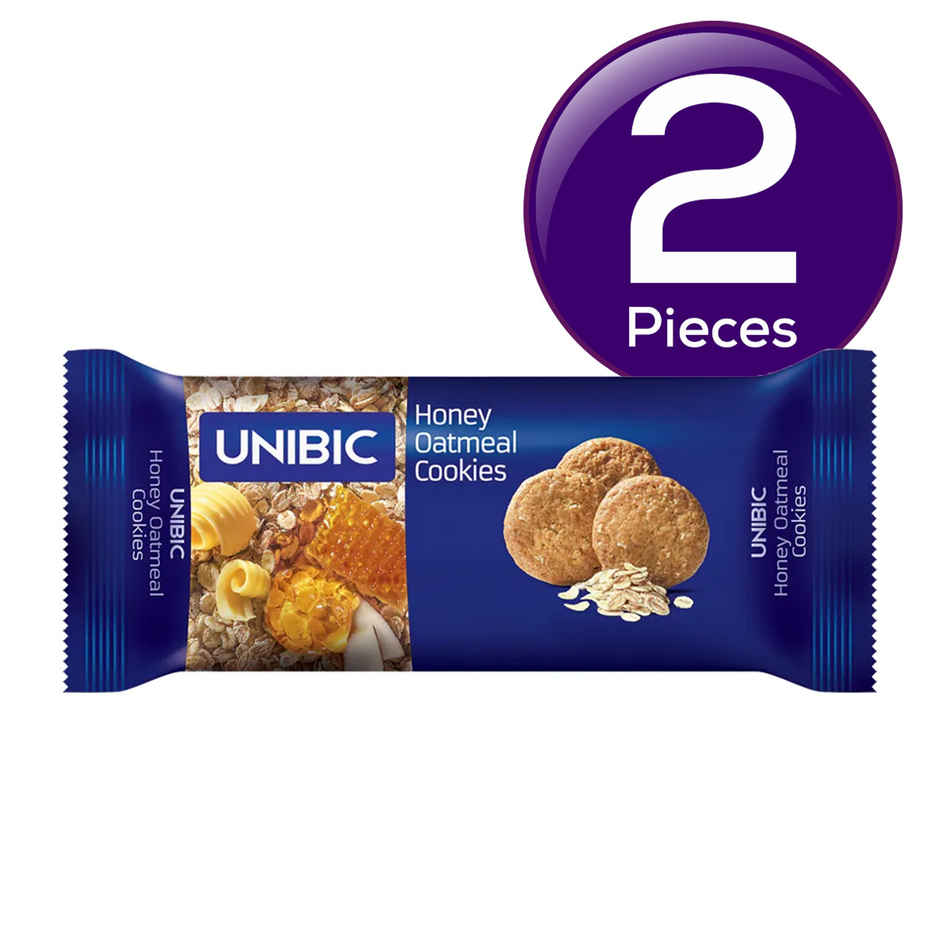 UNIBIC Honey Oatmeal Oats Biscuits | Cholesterol-Free And Trans Fat-Free Combo