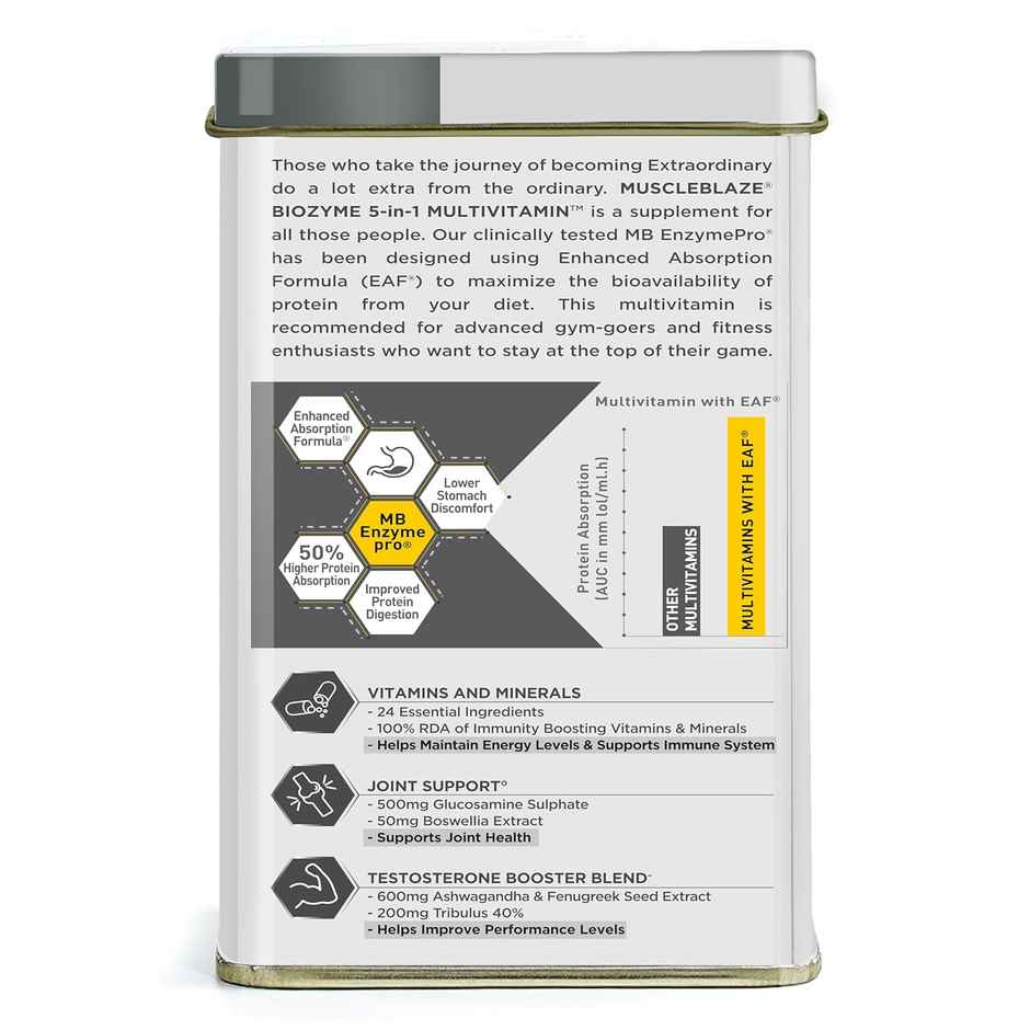 Muscleblaze Biozyme Daily Multivitamin (90 Tablets)