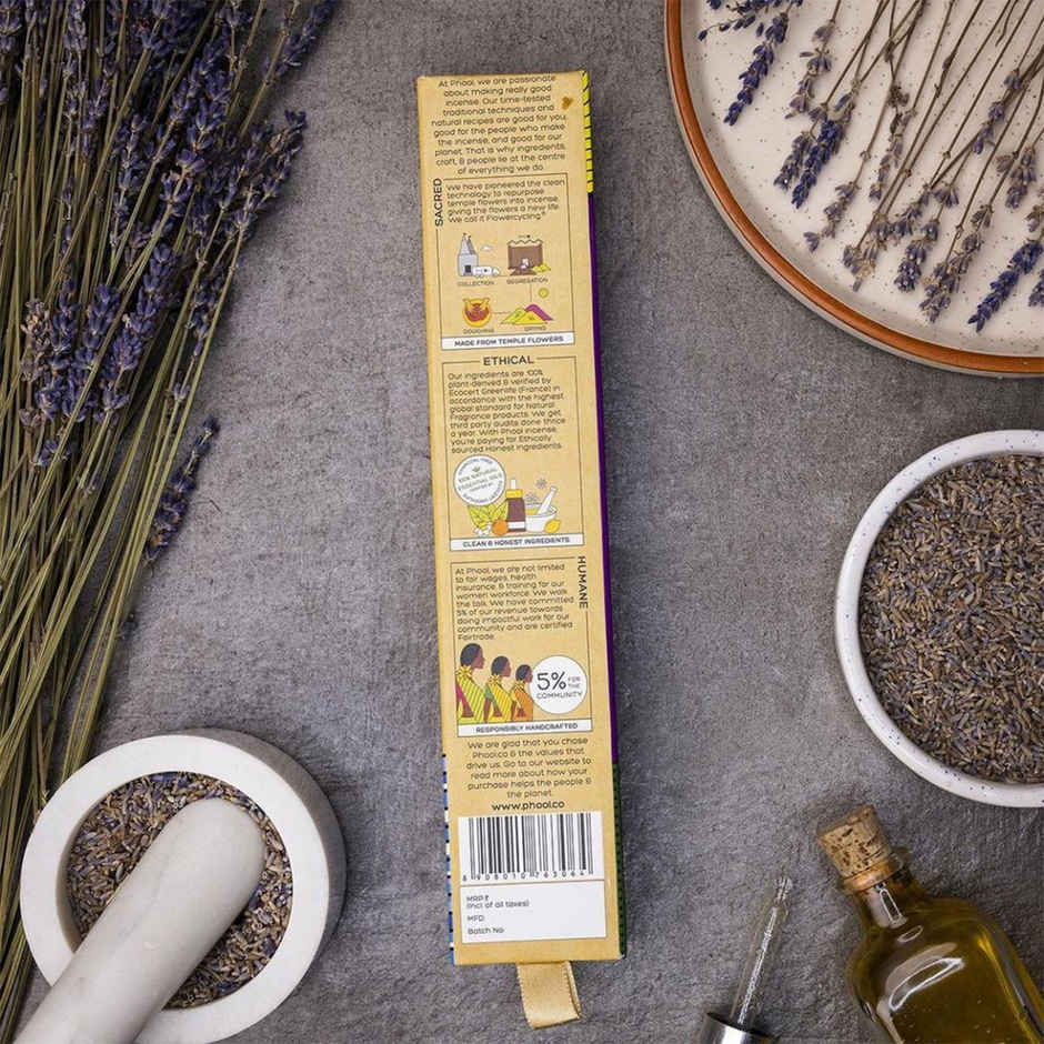 Lavender Agarbatti Natural Certified Incense Sticks | Phool