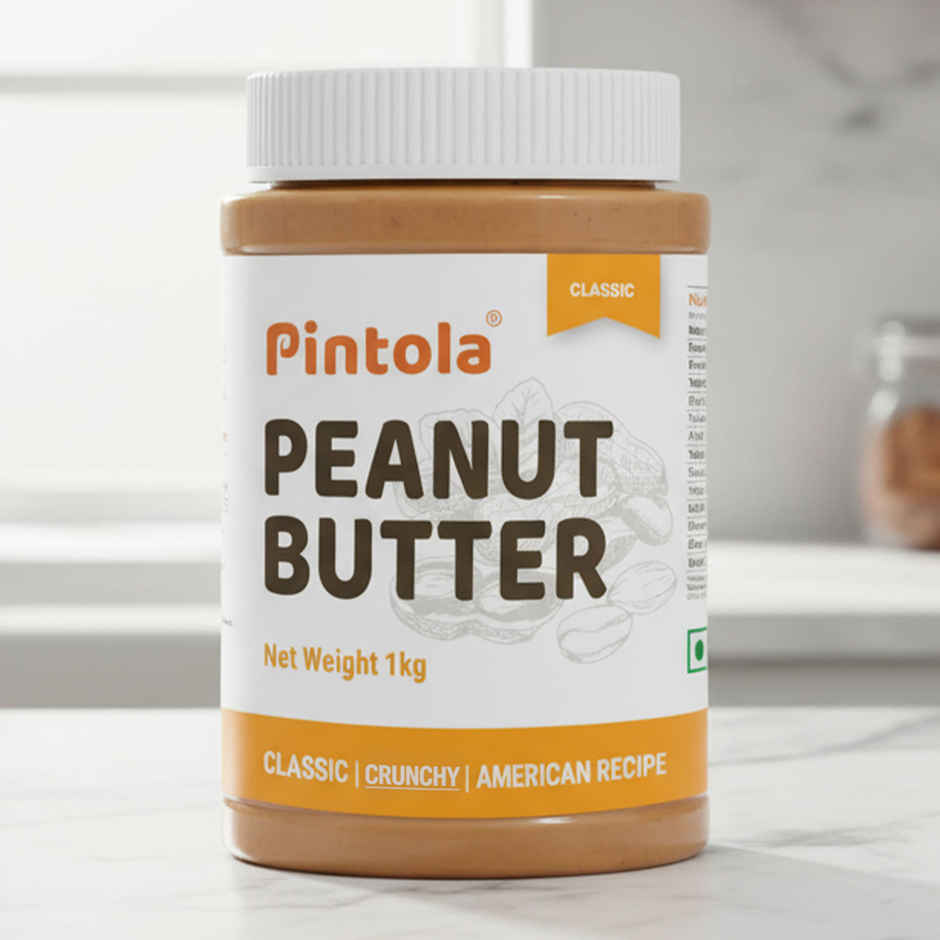 Pintola Classic Peanut Butter Crunchy Original American Recipe With High Protein Fiber