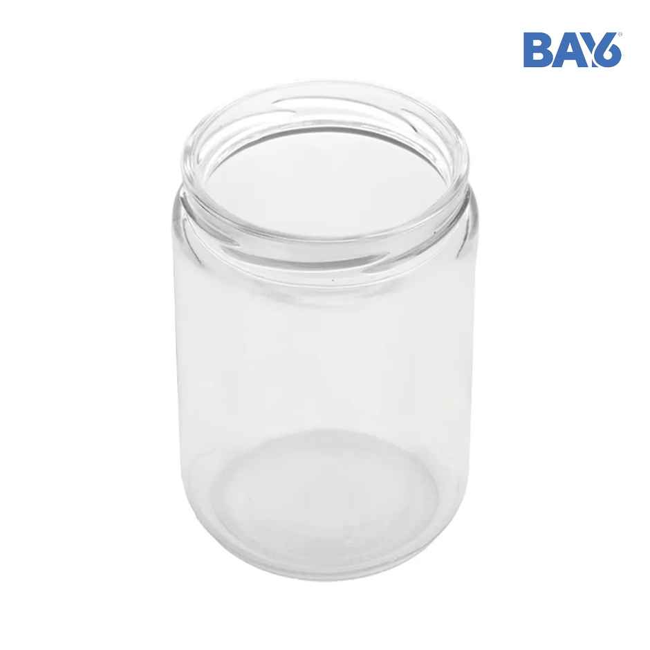 BAY6 Max Glass Jar Set with Metal Cap -500 ml - (3pc)