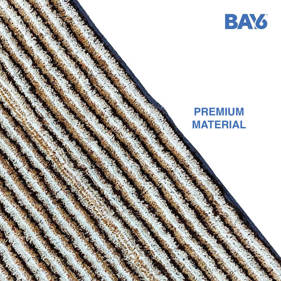 BAY6 Sona Microfibre Floor Runner | Brown | 50 x 125 cm